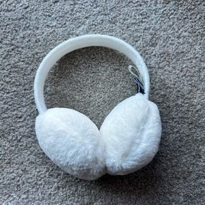 Karl Lagerfeld White Ear Muffs